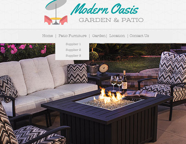 Modern Oasis Website Redesign
